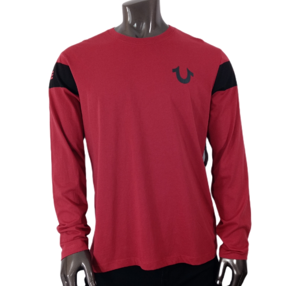 True Religion long-sleeve Crew Tee shirt - Picture 1 of 4